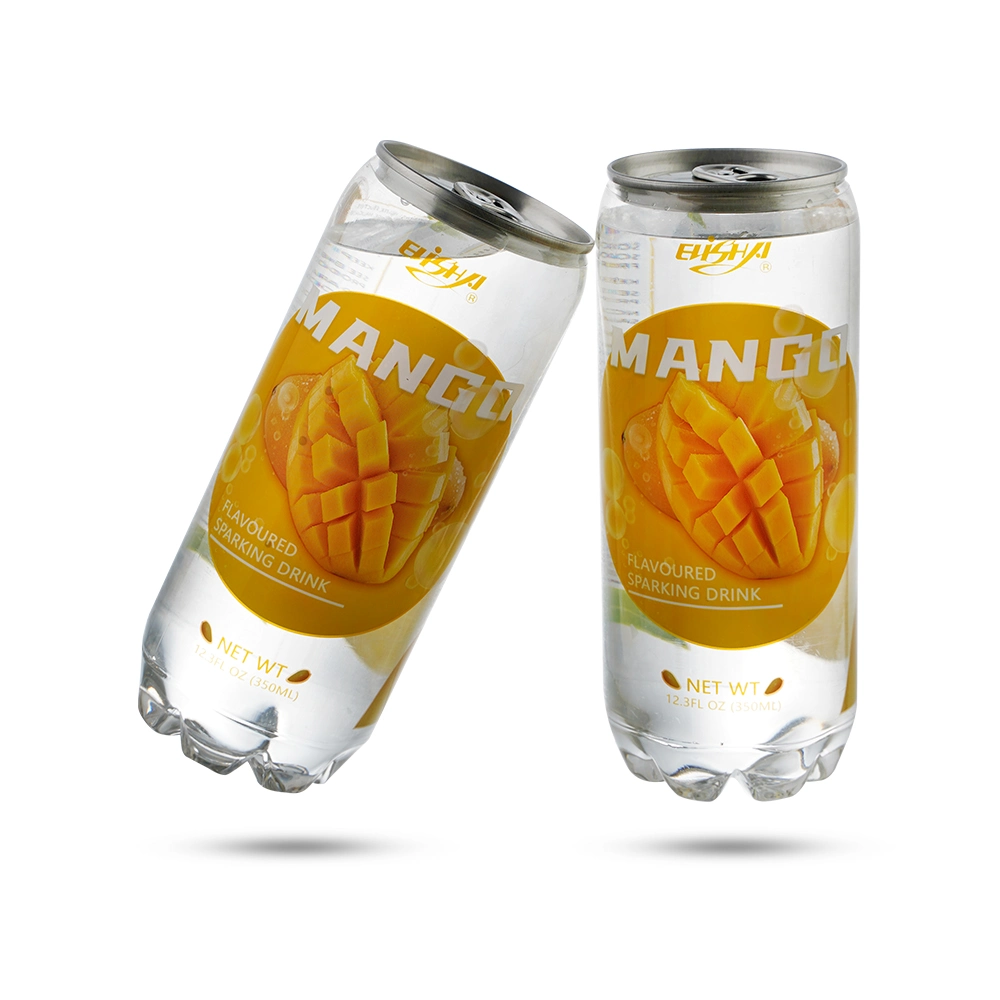 Bubble Water 350ml Pet Can Mango Flavor Beveragae/Carbonated Water