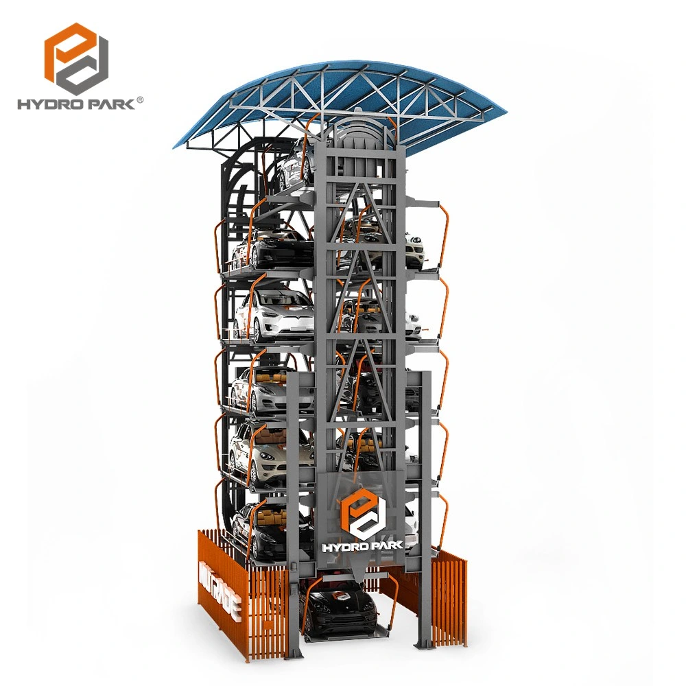 Un parking rotatif Carrousel robotique mécaniques du système de levée de Parking Automatique voiture du parc d'Ascenseur Ascenseur