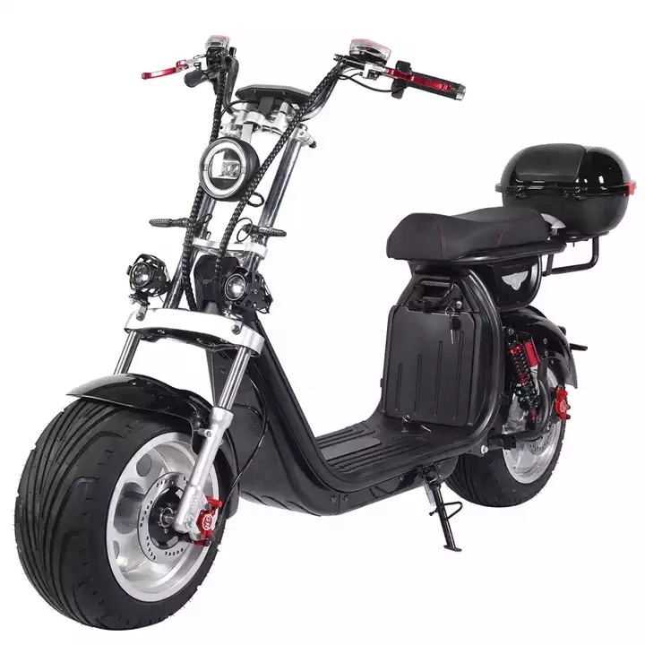 Scooter eléctrico de alta potencia de lujo para adultos de tres colores opcional Motocicleta eléctrica