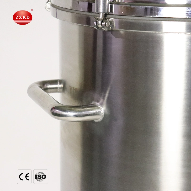 Factory Price Customized Chemical Jacketed Stainless Steel Vat 100 Gallon Storage Tank for Food Chemical Pharmacy