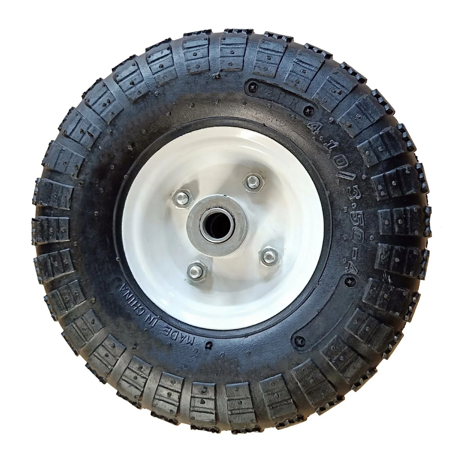 4.10/3.50-4" Pneumatic Sack Truck Trolley Wheel Replacement Tyre Set