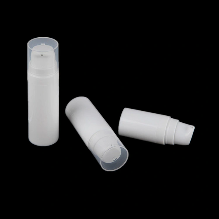 Plastic Packaging Container 15ml 30ml 50ml Round Acrylic Airless Sprayer Pump Glass Lotion Bottle