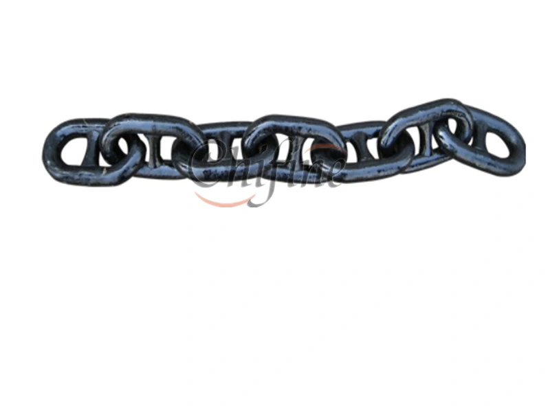 Three Ring Round Mining Link Chain