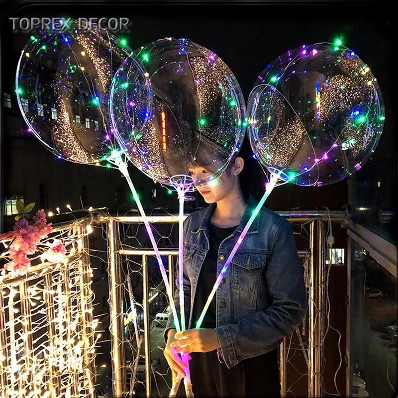 2021 Thanksgiving Birthday Party Decoration Glow LED Balloon Events Supplies