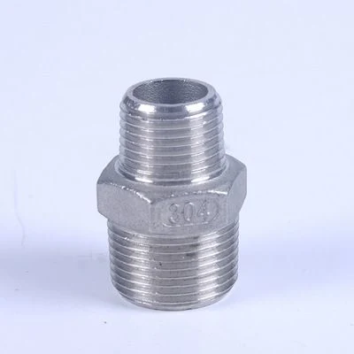 Ver imagem ampliada Adicionar ao material Compararesarecarustomized hex niple SS 304/316 União de tubo roscado macho/fêmea