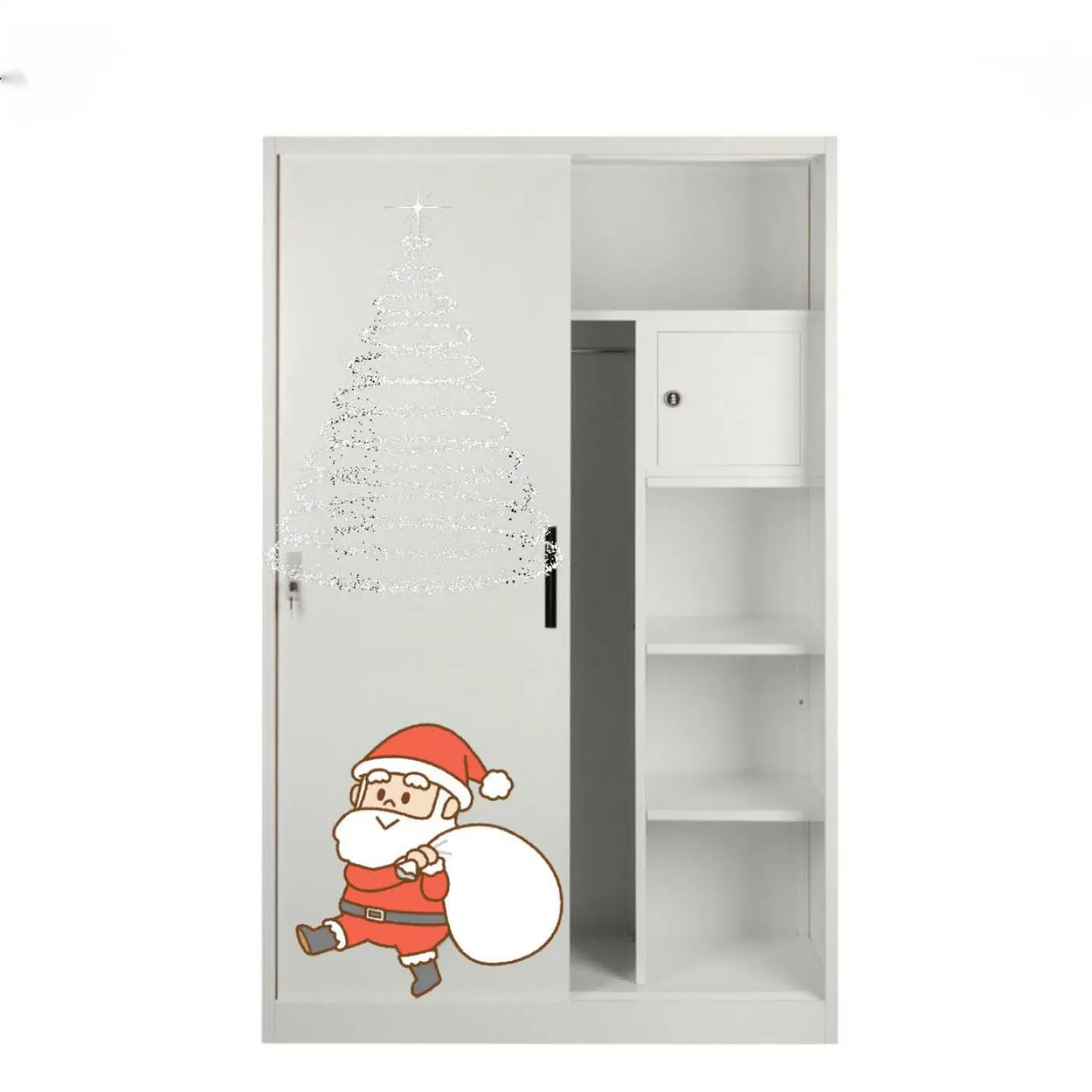 Cartoon Steel Storage Cabinet Children Steel Home Bedroom Furniture