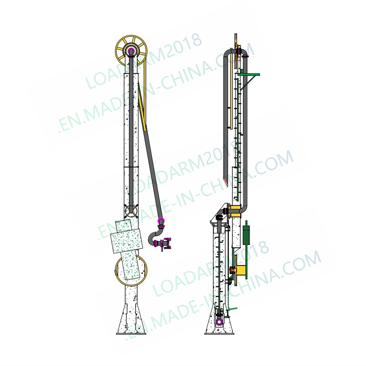 Electro-Hydraulic System Marine Loading Arm