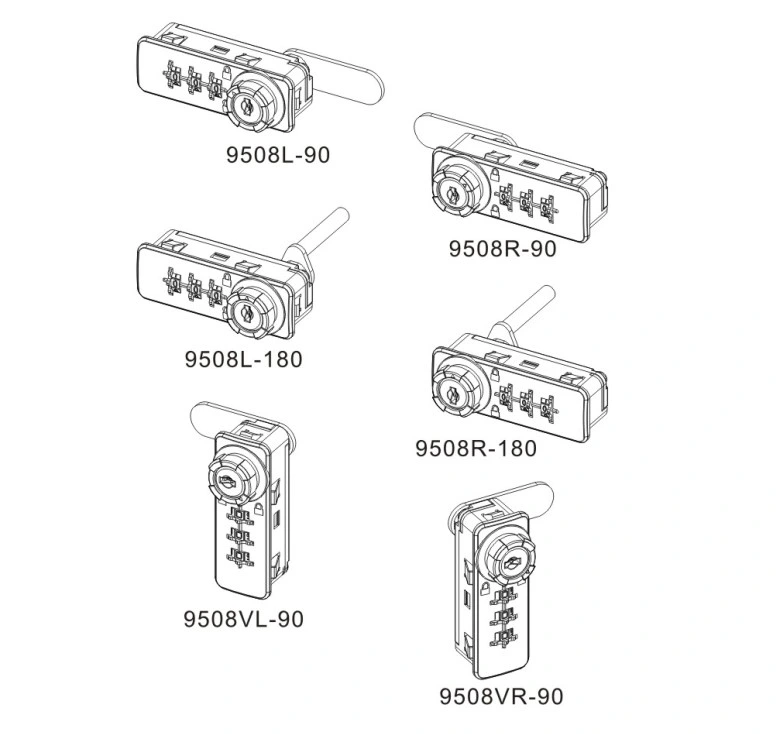 3digites Cabinet Combination Lock Safe