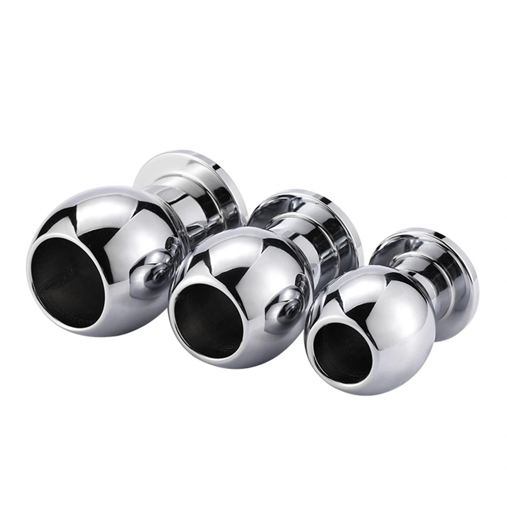 Hot Sale Hollow Anal Plug Set Silver