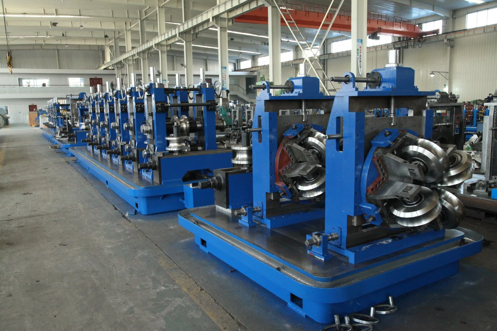 High Speed/En/DN/ASTM Standard/Automatic Carbon Steel Pipe Making Machine Zy219 ERW Tube Mill /Roll Forming Machine