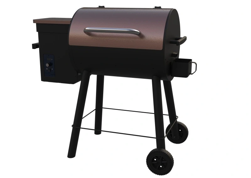 Bom preço desdobrável Madeira Pellet Grill Smoker Exterior churrasco elétrico Churrasqueira para Camping