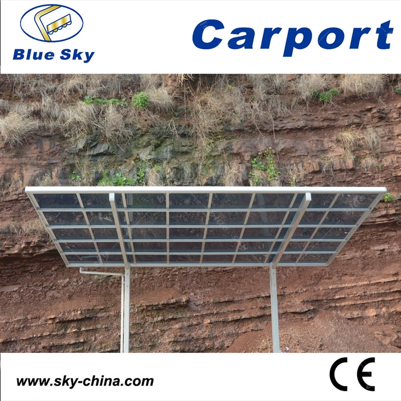 Mobile Steel Structure Polycarbonate Carports for 2 Cars Park