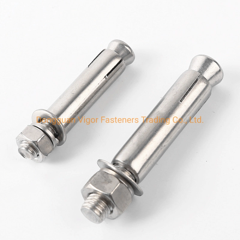 Carbon Steel Stainless Steel Galvanized Cone Bolt Sleeve Anchor for Building Construction