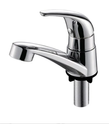 Simple White Plastic ABS Kitchen Faucet Tap, ABS Water Taps, ABS Basin Faucet