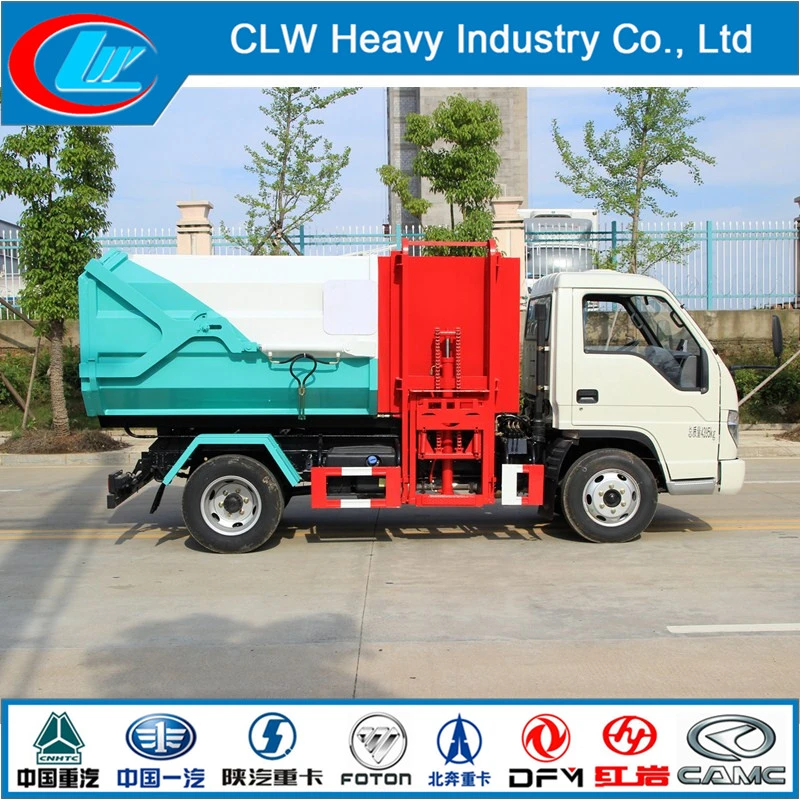 Foton 3 Cbm Automated Side Loader Refuse Truck Roll off Garbage Truck