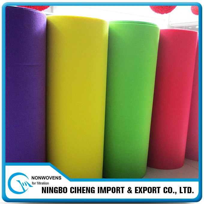 Color HEPA Filter Media Needle Punch PP Nonwoven Fabric