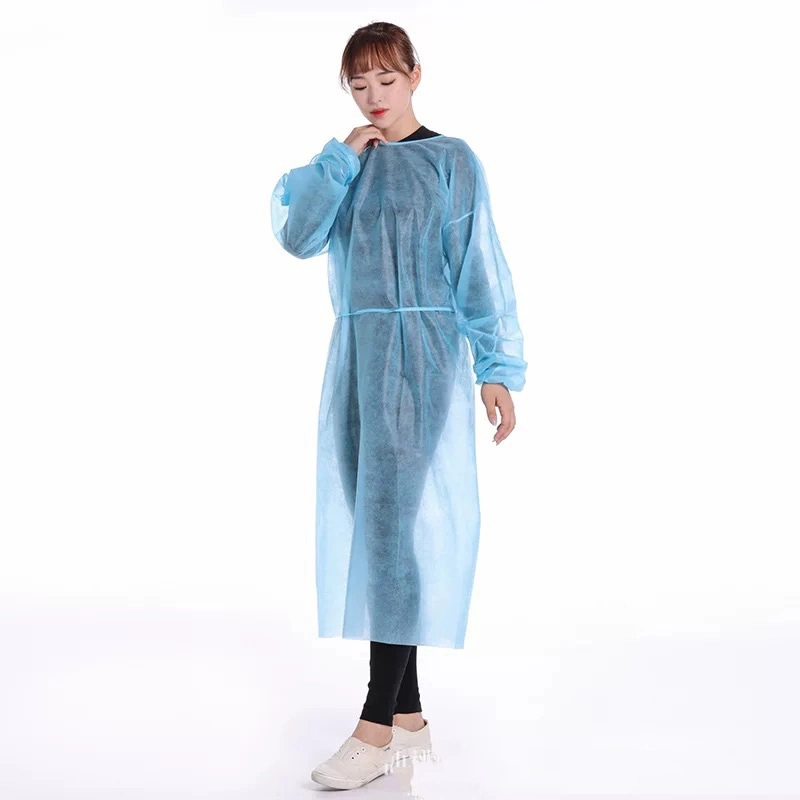 Disposable PP Isolation Gown Protective Apparel Light Weight Isolation Gown