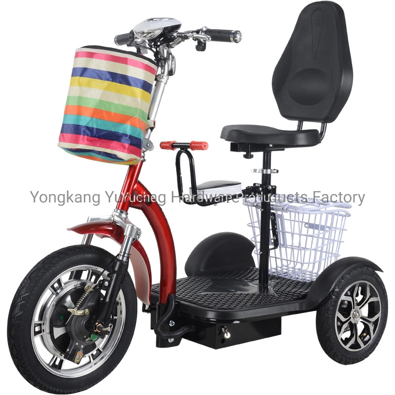 Electric Tricycle Trike 3 Wheel Electric Scooter with Thumb Throttle for Old People