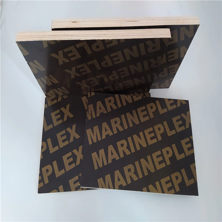 Poplar Core Concrete 15mm 18mm Waterproof Marine Shuttering Film Faced Plywood