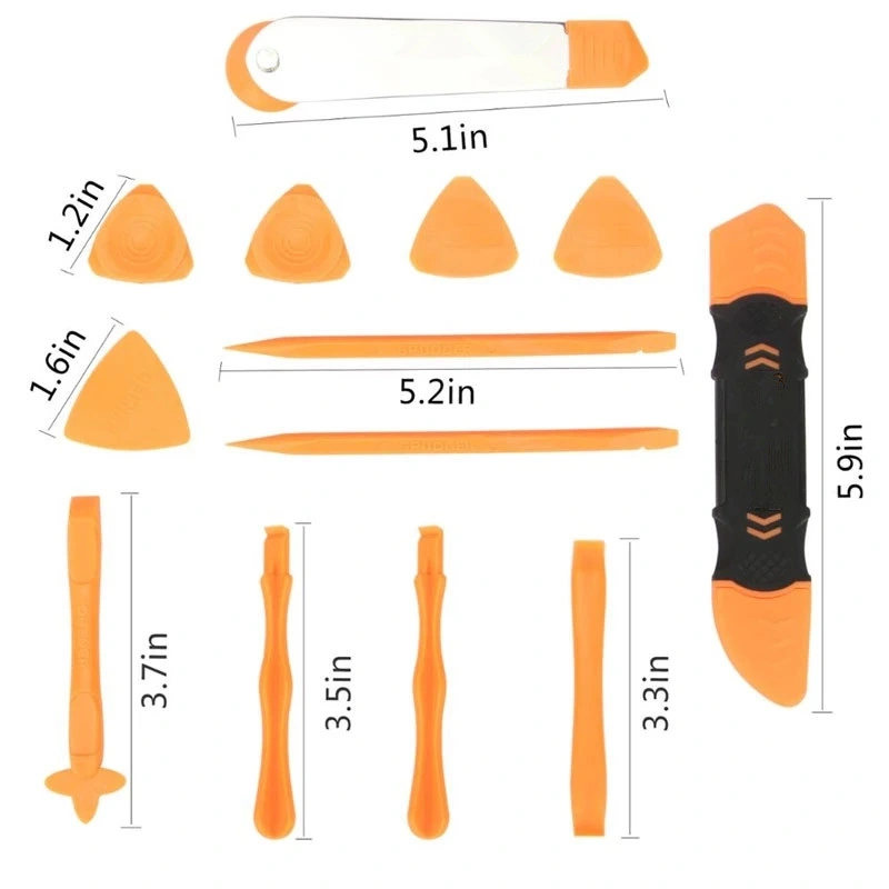 13 en 1 Téléphone Mobile Kit de réparation ordinateur portable, Triangle pièce Outil de démontage ensemble multifonction