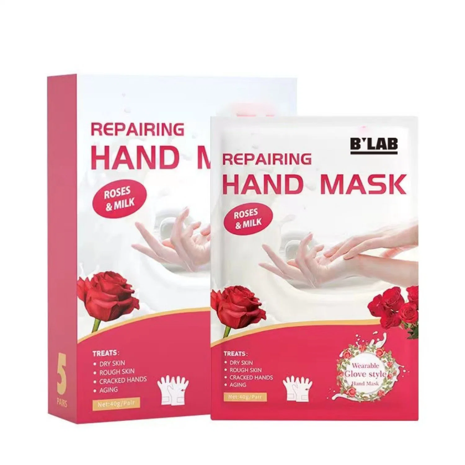 Guantes de moisturizing de la máscara de la mano para el smoothing de invierno