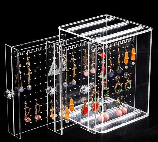 Fashion Cube Acrylic Jewelry Display Gift Box