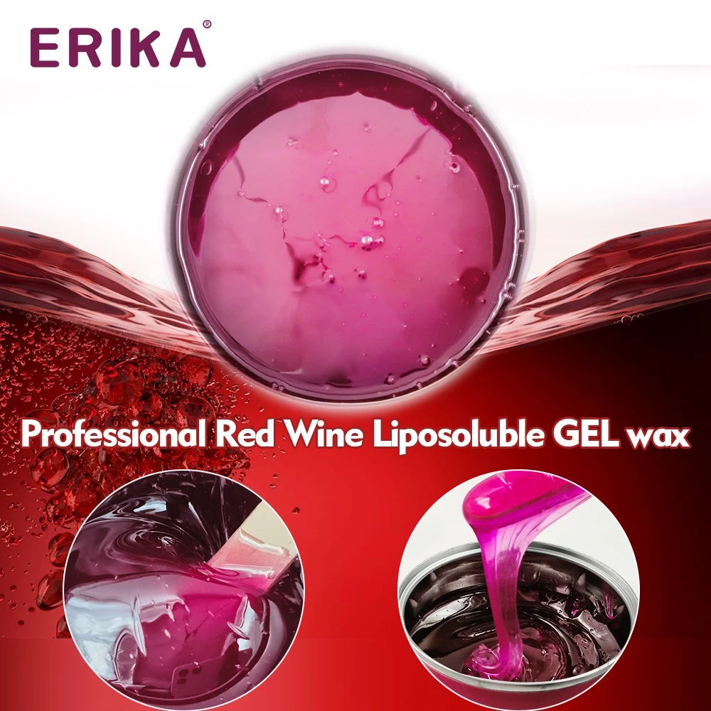 800g Red Wine Flavor Tin Canned Soft Wax Rosin-Free Hair Removal Warm Wax Depilatory Soft Wax