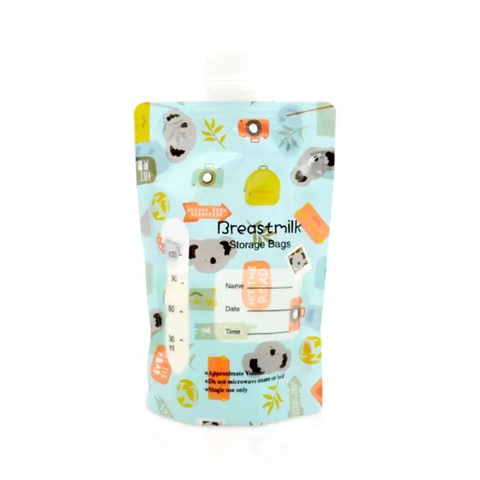 Cute Animal Private Label OEM Breast Milk Storage Bags