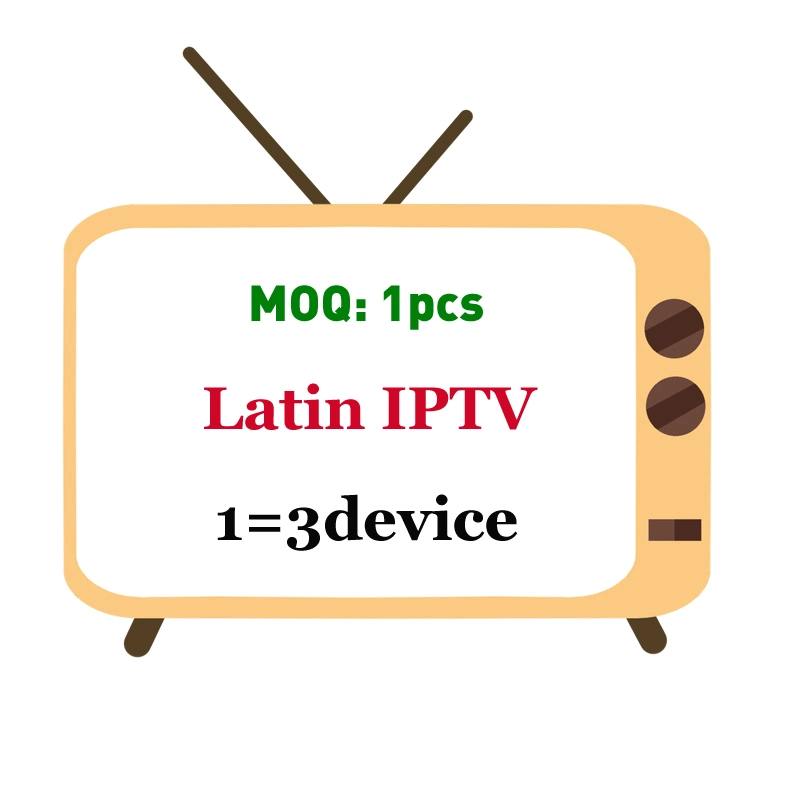 Espagnol Latino abonnement IPTV Colombie Venezuela Brésil Equateur xxx Android Box Smart 3 Connectez le panneau des revendeurs TV avec des crédits