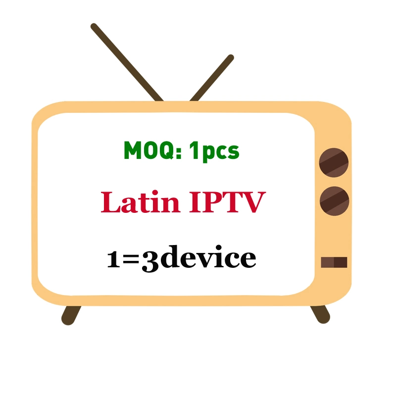 Spanish Latino IPTV Subscription Colombia Venezuela Brazil Ecuador Xxx Android Box Smart 3 Connect TV Reseller Panel with Credits