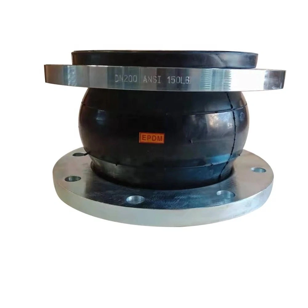 EPDM/NBR Single Ball Flexible Rubber Joint with Flange