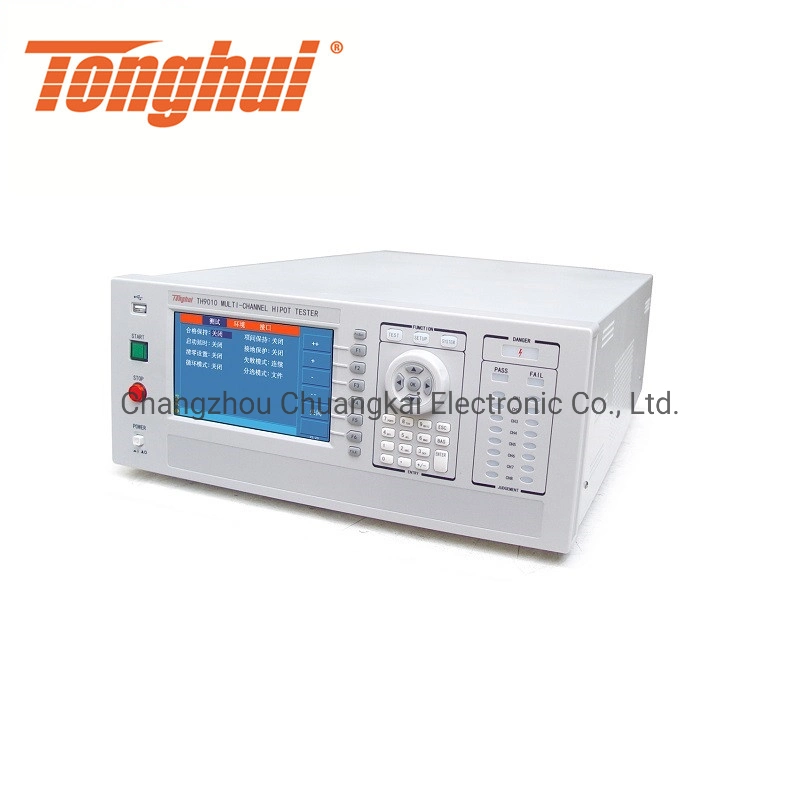 Th9010 8 Channels AC/DC Withstanding Voltage & Insulation Resistance Tester