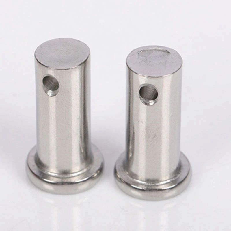 A2 Shaft Flat Cylindrical Locating Pins Safety Lock Clevis Pins with Hole