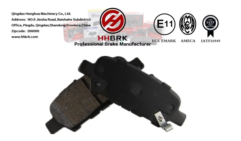 Brake Pad Full Coverage Friendly to Disc Low Dust High Performance Auto Parts Semi Metal Brake Paad D1415