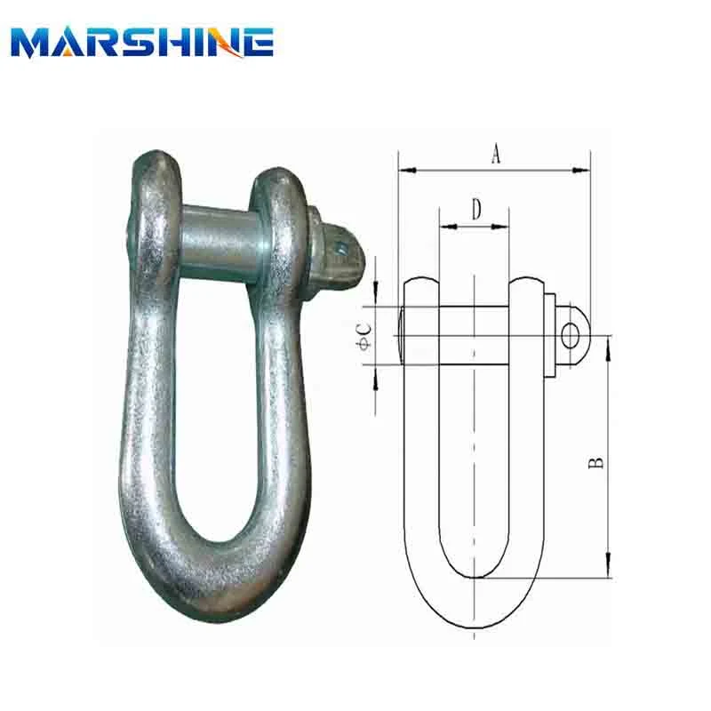 U Shackle Aerial Cable Tools Safety Stringing Equipment for Connecting Link