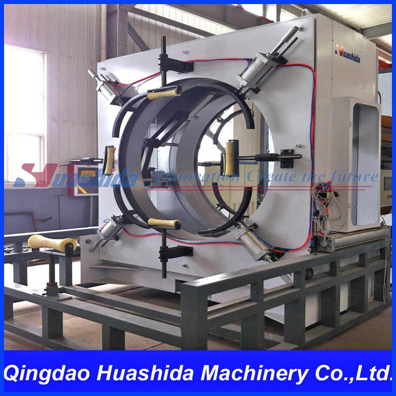 HDPE Jacket Shell Casing Extrution Machinery for Plastic Co-Extruder PU Foaming Pre-Insulated Pipe