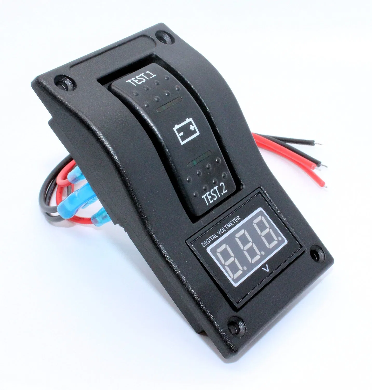 5-30V Digital Voltmeter Battery Test Panel Rocker Switch Dpdt/on-off-on Rocker Switch