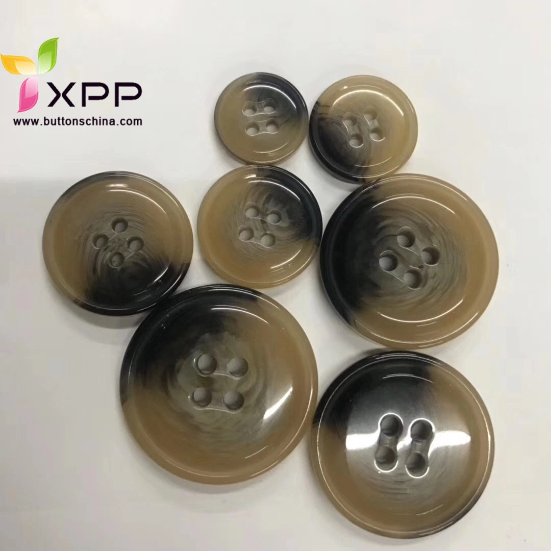 Fashion Design Imitation Horn Button Plastic Button