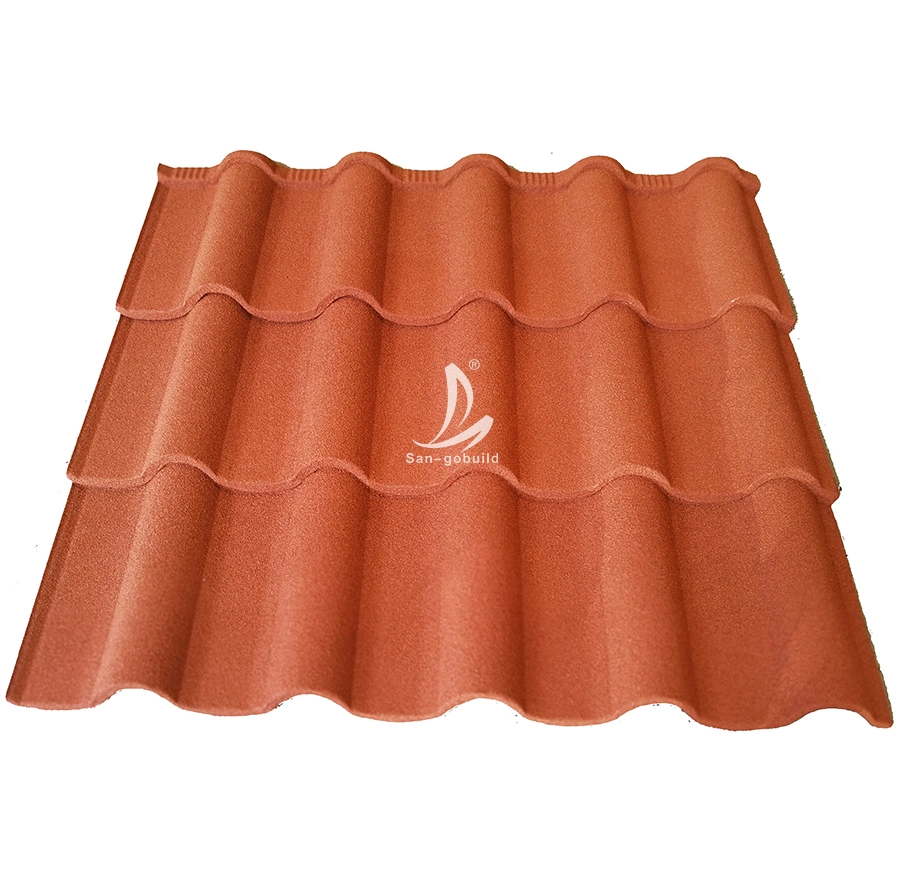 Colorful Stone Coated Metal Roof Tile Galvanized Galvalume Aluminum Roofing Sheets Nigeria Togo