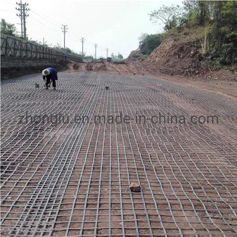 High Strength Polyester Geogrid for Basal Embankments and Soil Slope Walls Reinforcement