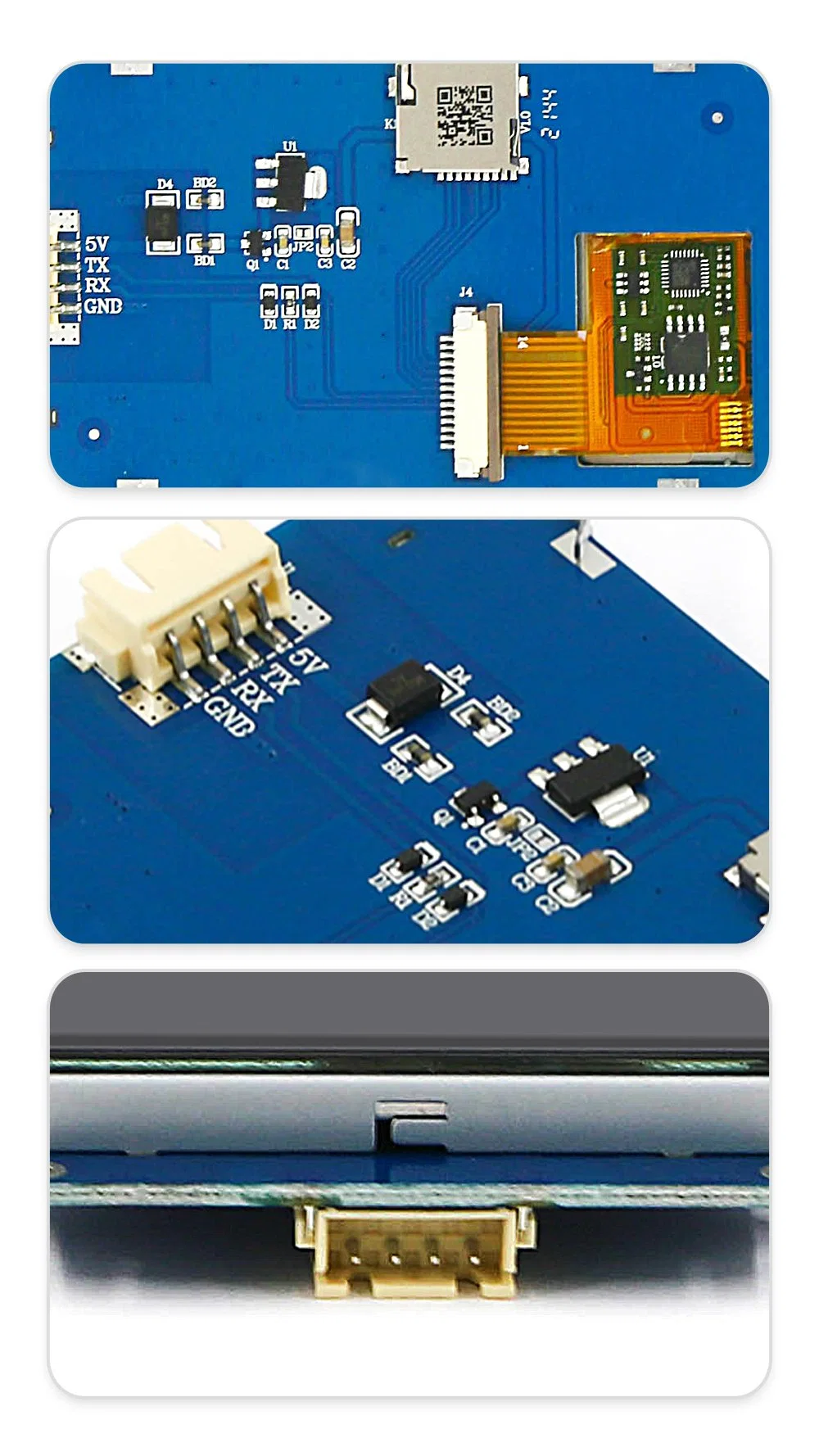 Personnalisé module HMI 3,5" d'écran tactile LCD tactile ODM OEM en usine