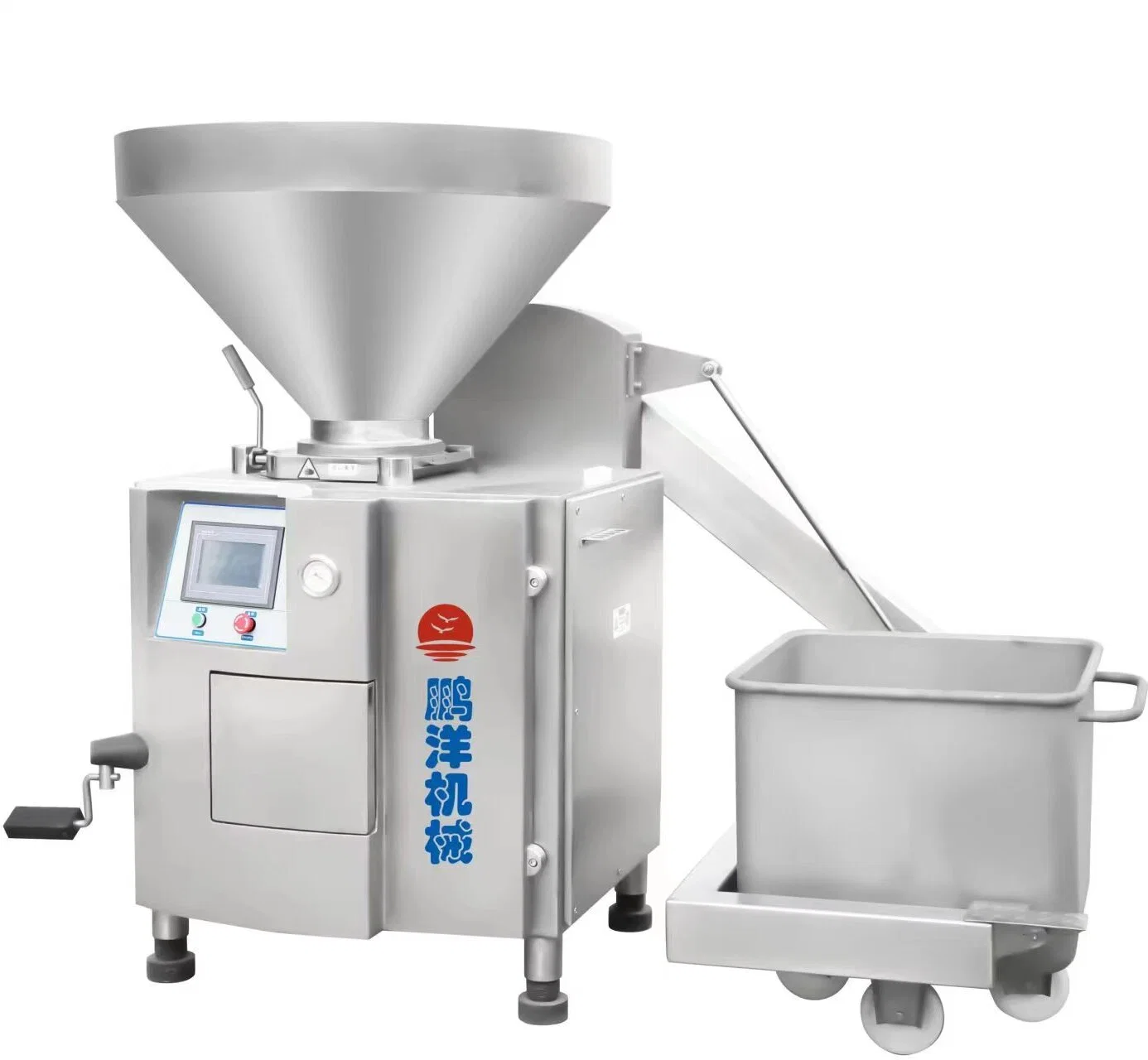 La línea de producción de carne de Zg3200 Máquina de procesamiento de salchichas con diversos embutidos el cárter