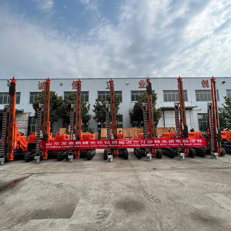 Hydraulic Pile Driver Solar Drilling Rig Machine for Solar Project