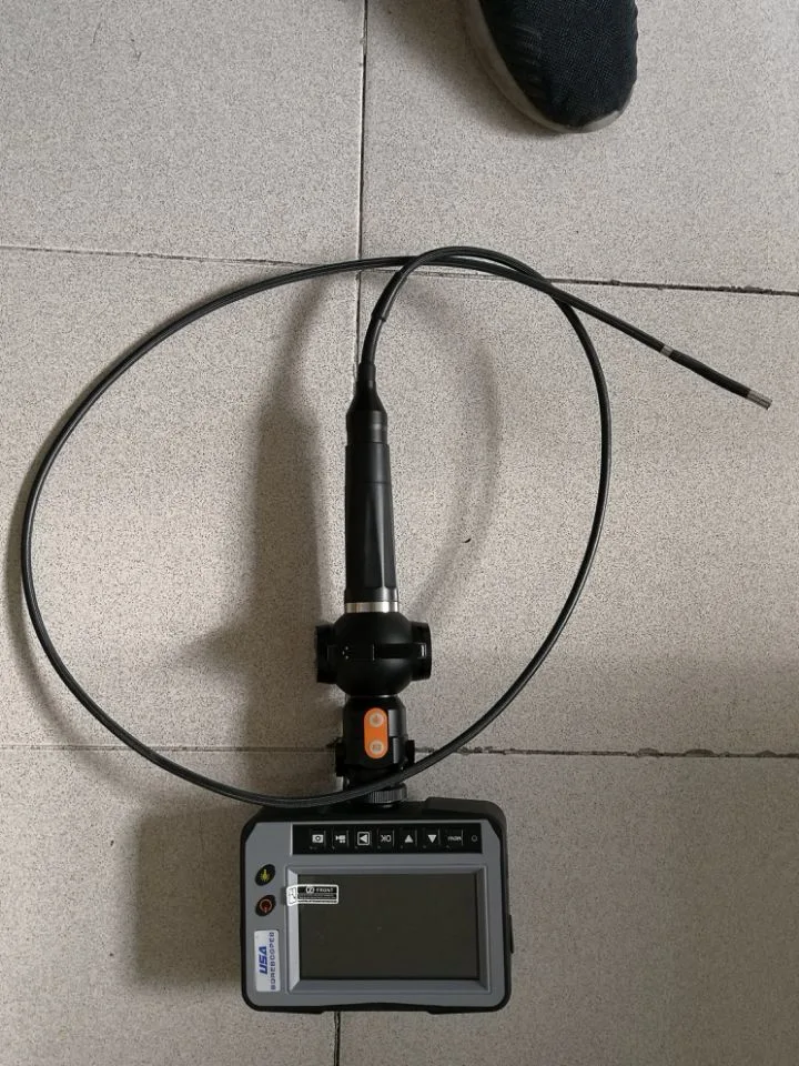 Industrial Videoscope with Ultraviolet Light, 6.5mm Probe Lens, 4 Way Articulation