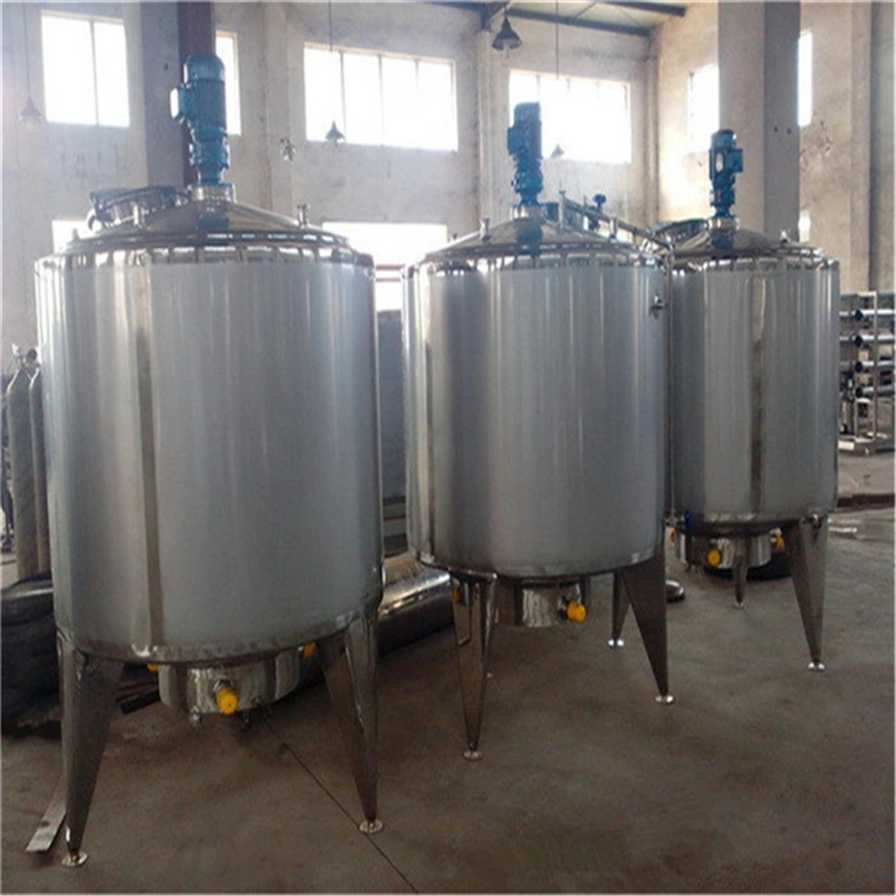 Sanitary Stainless Steel Heating Mixing Cooling Tank for Food