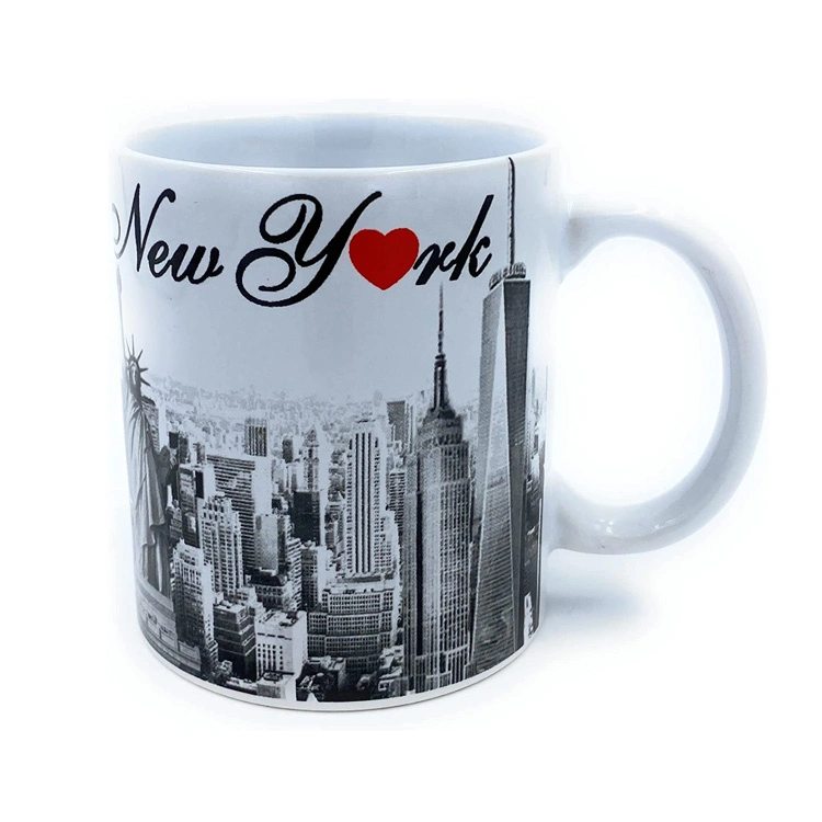 Custom Logo Ceramic Travel Souvenir Mug New York Cup