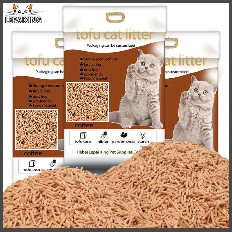 Pflanzenfaser Tofu Cat Litter Einfache Reinigungsprodukte