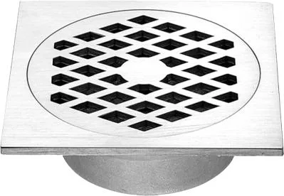High Quality China Stainless Steel Bathroom Accessories Square Floor Shower Drain