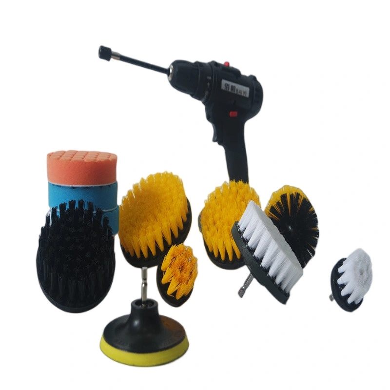 Kit de nettoyage de foret le coulis de ciment Brosse brosse de foret définie avec brosse de l'extension