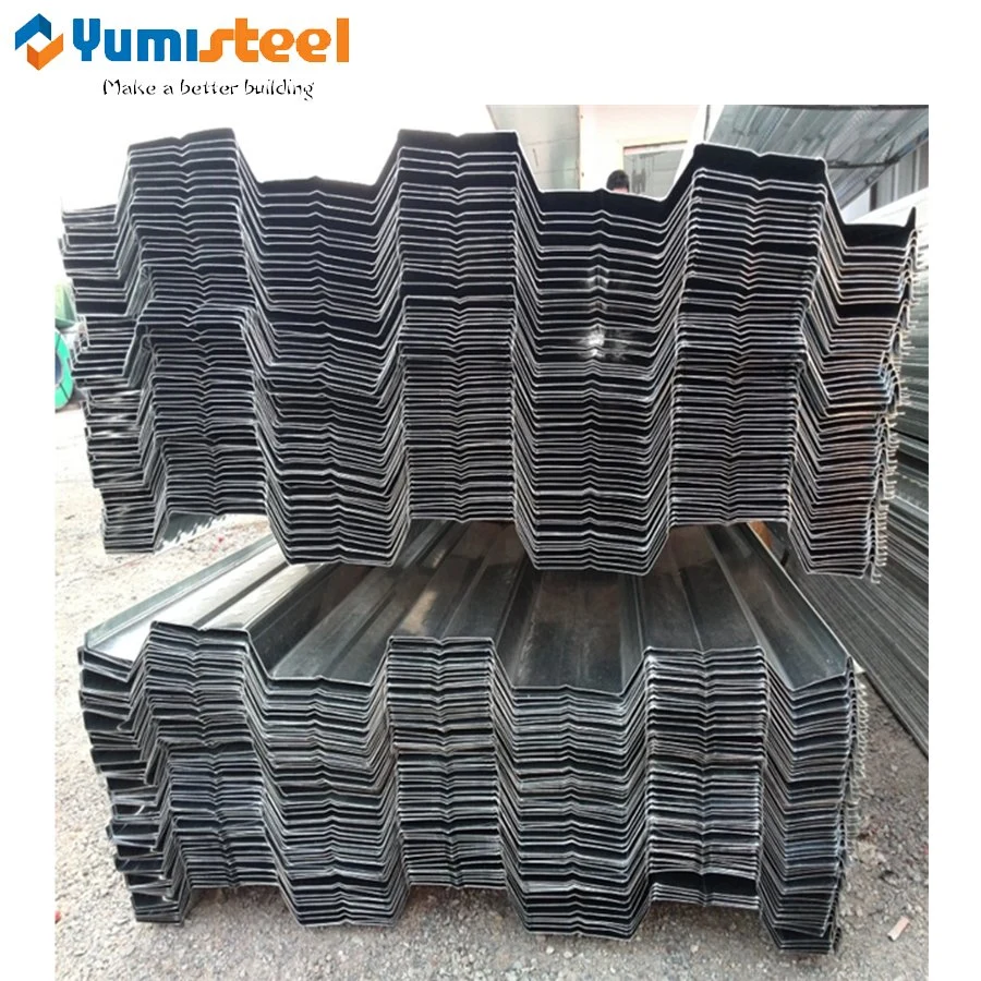 Regular Opened-Type Waved Composite Steel Floor Decking Sheets for Apartment/Factory/Hospital